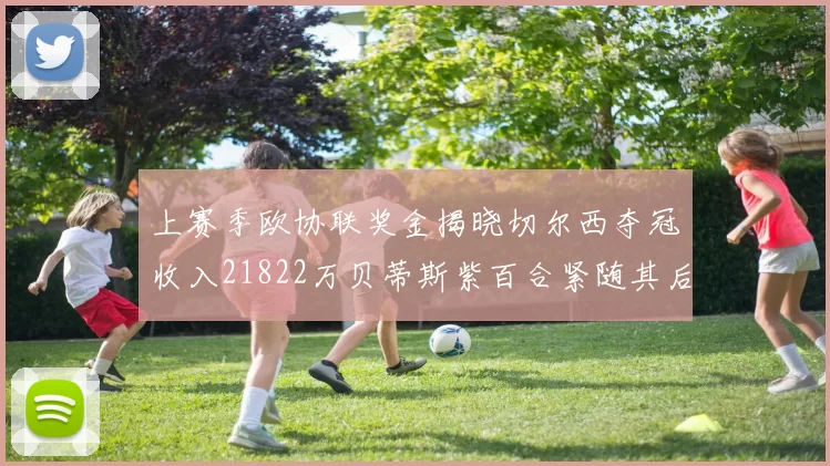 上赛季欧协联奖金揭晓切尔西夺冠收入21822万贝蒂斯紫百合紧随其后