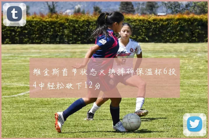 维金斯首节状态火热摔碎保温杯6投4中轻松砍下12分